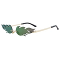 Gold Frame Green Mirror Lens