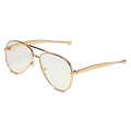 Gold Frame Clear Lens