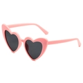 Solid Pink Frame Gray Lens