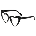 Glossy Black Frame Clear Lens