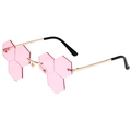 Gold Frame Pink Lens