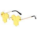 Gold Frame Green Lens