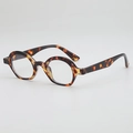Retro round tortoise shell eyeglasses frames with vintage aesthetic for men and women - Tortoise Shell Frame