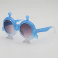 Gafas de sol para niños con montura de dibujos animados en azul degradado y moda - Degradado Azul y Blanco