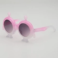Gafas de sol para niños en degradado rosa con antenas y cristales oscuros - Degradado Rosa y Blanco