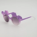 Occhiali da sole per bambini stile Minnie con orecchie tonde e montatura viola sfumata - Sfumato Viola Bianco (Sopra Viola Sotto Bianco)