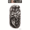 Waterproof temporary tattoo sticker with 3D tiger and dragon design model FF-175 - Tiger and Dragon (FF-175)