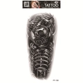 3D mechanical style waterproof tattoo sticker with gear and spring design, model FF-199 - 3D Mechanical Gear (FF-199)
