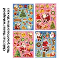 Christmas DIY sticker set featuring gold foil and waterproof cartoon holiday designs - Christmas Ohc113-116 Combo Set (4 Photos Of One Set) / Set of 25 Sheets (Including 1 Cover)