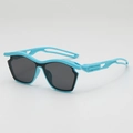 Occhiali da sole sportivi per bambini con montatura azzurra e lenti nere per ciclismo - Stile B11Z-2 / Montatura blu