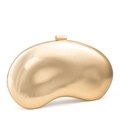 Luxuriöse goldene Abendtasche in Bohnenform für festliche Anlässe und Galas - Gold