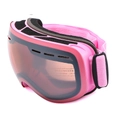 Pink double-layer anti-fog ski goggles for outdoor snow sports with adjustable strap - Pink Frame Pink Lens (C2/PINK-PINK)