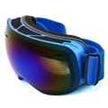 Royal blue double-layer anti-fog ski goggles with colorful gradient spherical lenses - Blue Frame Blue Lens (C4/BLUE-BLUE)