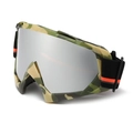 Camo frame outdoor sports goggles with silver mirrored lens for skiing and motorcycling - C6/Camouflage Green/Silver Lens