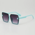 Gafas de sol de abeja para niños con montura azul claro y lentes grises con UV - D17 Z-2 / Azul