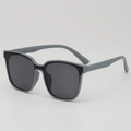 Gafas de sol infantiles con montura gris mate y lentes negras de protección UV - Marco Gris