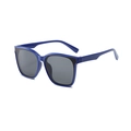 Occhiali da sole blu alla moda per bambini 5-12 anni con lenti grigie anti-UV chic - Montatura Blu Lenti Grigie