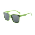 Lunettes de soleil enfant tendance à monture verte et verres foncés pour 5-12 ans - Monture Verte Verres Gris