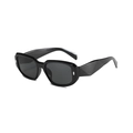 Kids black retro sunglasses with chunky frames and metallic side rivets - Black Frame Grey Lens