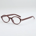 Retro square wine red sunglasses with silver hinge detail and UV protection for men and women - Red Frame Clear Lens