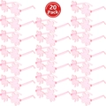 Set da 20 occhiali da festa rosa traslucidi a forma di trifoglio per il San Patrizio - Rosa (Confezione da 20)