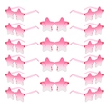 Bulk set of 16 pairs of star shaped rimless pink gradient party sunglasses for kids - Gradient Pink