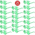 Set da 20 paia di occhiali da sole a forma di trifoglio verde per festa di San Patrizio - Ciano (Confezione da 20)