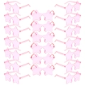 Pack de 24 gafas de sol con forma de estrella rosa para fiestas y eventos - Rosa