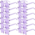 Set di 14 paia di occhiali da sole a stella viola senza montatura per feste trendy - Viola / 12 Paia