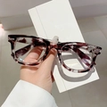 Classic tortoise shell frame blue light blocking glasses in vintage Wellington style - Tortoiseshell Floral Frame