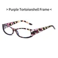Occhiali anti-luce blu con montatura in acetato tartarugato viola alla moda - Montatura Tartarugata Viola Lenti Trasparenti