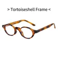 Occhiali rotondi classici in TR90 tartarugato con eleganti rivetti in metallo - Montatura Tartarugata