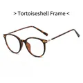 Classic tortoiseshell glasses frame with elegant golden metal accents on the hinges - Tortoiseshell Frame