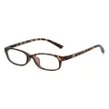 Elegant tortoise shell anti-blue light glasses with a retro full-frame lightweight design - Tortoiseshell Frame