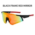 Black Frame Red Mirrored Lens