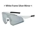 White Frame Silver Mirror