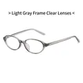 Retro oval sunglasses in translucent light grey frame with silver heart temple detail - Light Grey Frame White Lens