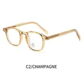 Montatura champagne TR90 trasparente con lenti anti-luce blu e protezione totale UV400 - Montatura Champagne