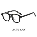 Occhiali TR90 neri sabbia leggeri con filtro luce blu e protezione UV400 completa - Nero Opaco