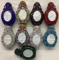 Collection of diamond perfume bottle clutch bags with shell stones in nine vibrant colors - Multicolor Mixed