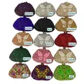 Handcrafted butterfly clutch bag with crystal rhinestones in fifteen assorted colors - Dark Purple