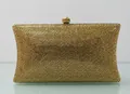 4# Style (Champagne Gold Cylindrical Large Clasp Full Diamond)