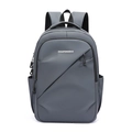 Zaino business grigio scuro con tasche multiple e spallacci imbottiti per il massimo comfort - Grigio