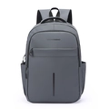 Zaino da viaggio grigio impermeabile per business con scomparti multipli ergonomici - Grigio