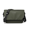 Waterdichte militaire groene crossbodytas met flap en verstelbare schouderband - Groen