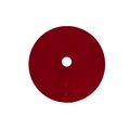 Dark red knitted Christmas tree skirt with classic cable knit patterns and tie closures - 60CM / Red