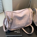 Elegante borsa Boston lilla con goffratura XICH XICH e dettagli metallici dorati - Viola