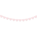Ghirlanda di cuori rosa per decorazioni di San Valentino e feste a tema romantico - Stile Rosa Chiaro (mys0888-2)
