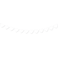 White heart-shaped banner garland for Valentine's Day party and wedding decorations - White Style (mys0888-5)