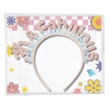 Serre-tête rose 30 & Fabulous à paillettes avec franges pour 30ème anniversaire - Serre-tête d'Anniversaire 30 Ans Or Rose (J-0554-3) / 1 Pièce